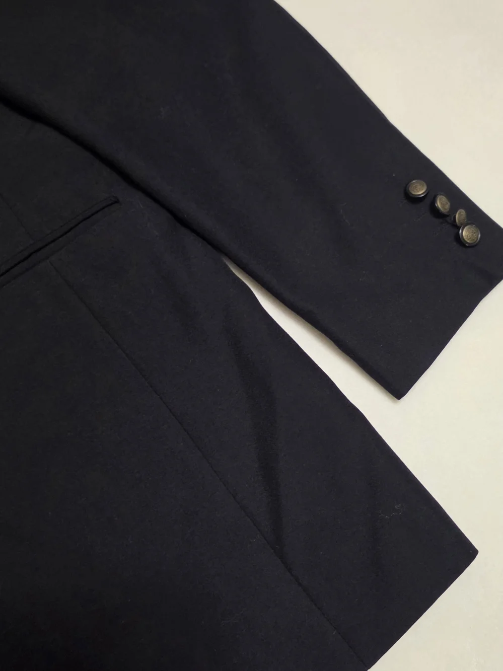 John Blair black formal blazer, size 38R. Classic three-button